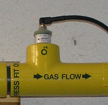 Oxygen Sensor on Nitrox Stik