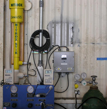 Nitrox Controller at UH Hilo Blending 36% 
