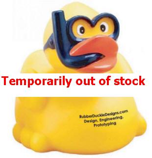 Rubber Duckie Designs Logo Scuba Duck