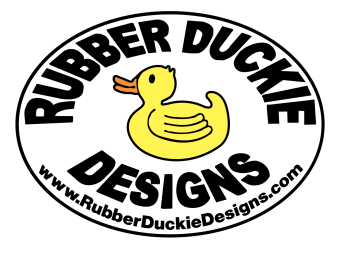 Rubber Duckie Designs Logo Sticker